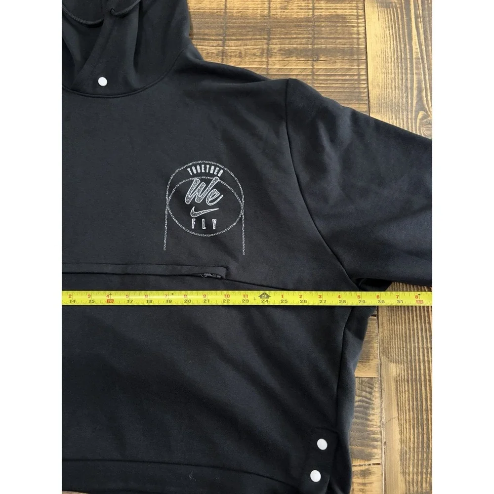 Nike Womens XXL Dri-FIT Black Oversized Hoodie Together‎ We Fly Pullover